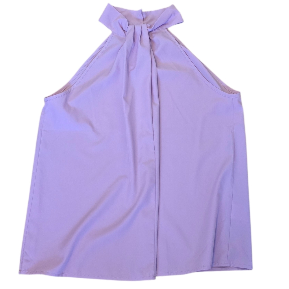 3/$15 Shein Purple Sleevless Halter Top Blouse Size Medium